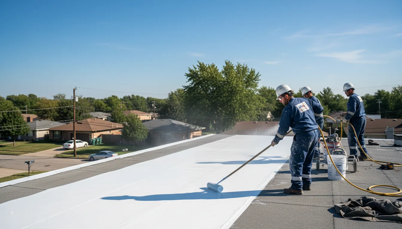 Commercial roof coating in Williamston, NC near me